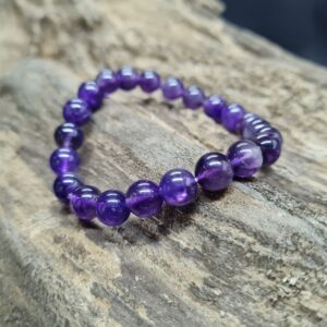 Armband Amethyst, 6mm rund
